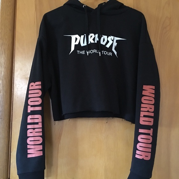 H&M Purpose Tour Cropped Hoodie - Picture 2 of 2